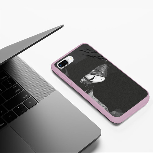 Чехол для iPhone 7Plus/8 Plus матовый Deadinside, цвет розовый - фото 5