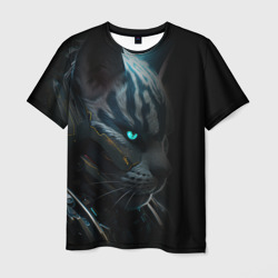 Cat Cyberpunk – Мужская футболка 3D с принтом купить со скидкой в -26%