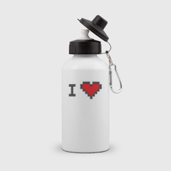 Бутылка спортивная Momo - 8-bit heart - I Love