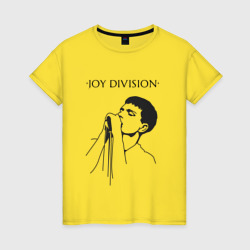 Женская футболка хлопок Йен Кёртис Joy Division