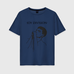 Женская футболка хлопок Oversize Йен Кёртис Joy Division