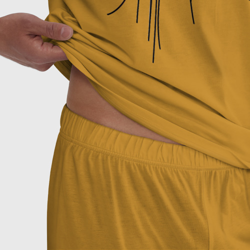 Мужская пижама хлопок с принтом Йен Кёртис Joy Division, фото #4