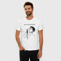 Мужская футболка хлопок Slim Йен Кёртис Joy Division - фото 2