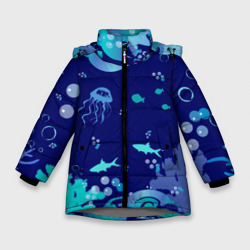 Зимняя куртка для девочек 3D На глубине