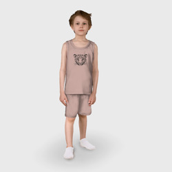 Детская пижама с шортами хлопок Хищник смотрит - фото 2