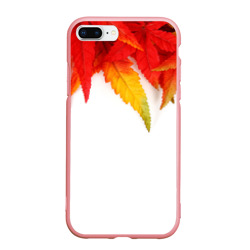 Чехол для iPhone 7Plus/8 Plus матовый Maple leaves stile