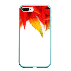 Чехол для iPhone 7Plus/8 Plus матовый Maple leaves stile