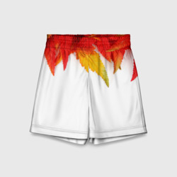 Детские спортивные шорты 3D Maple leaves stile