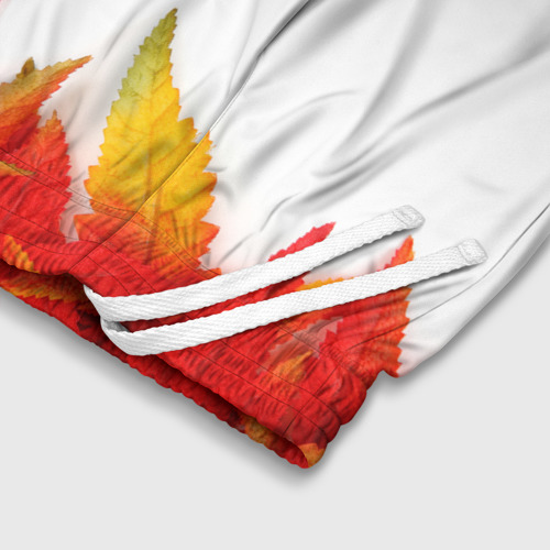 Детские спортивные шорты 3D Maple leaves stile, цвет 3D печать - фото 6