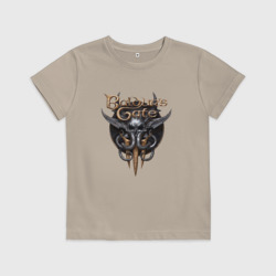 Детская футболка хлопок Baldur's Gate 3 - logotype