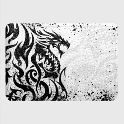 Картхолдер с принтом Черно - белый дракон - фото 2