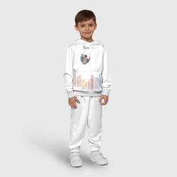 Детский костюм с толстовкой 3D Влюбленный космонавт - фото 2