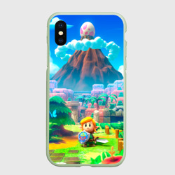 Чехол для iPhone XS Max матовый Маленький Линк