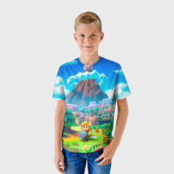 Детская футболка 3D Маленький Линк - фото 2