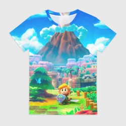 Женская футболка 3D Маленький Линк