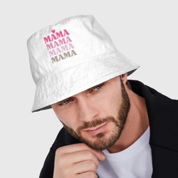 Мужская панама хлопок Мама в розовом цвете - фото 2