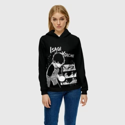 Женская толстовка 3D Исаги Йоичи - Синяя тюрьма - фото 2