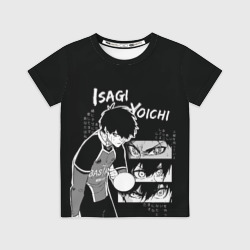 Детская футболка 3D Исаги Йоичи - Синяя тюрьма