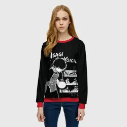 Женский свитшот 3D Исаги Йоичи - Синяя тюрьма - фото 2