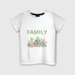Детская футболка хлопок Колючая семейка