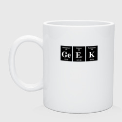 Кружка керамическая Geek химические элементы