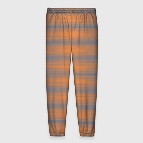 Мужские брюки 3D Полосатый закат градиент, цвет 3D печать - фото 2