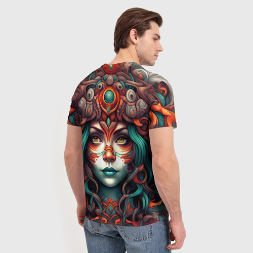 Мужская футболка 3D Королева леса, цвет 3D печать - фото 4