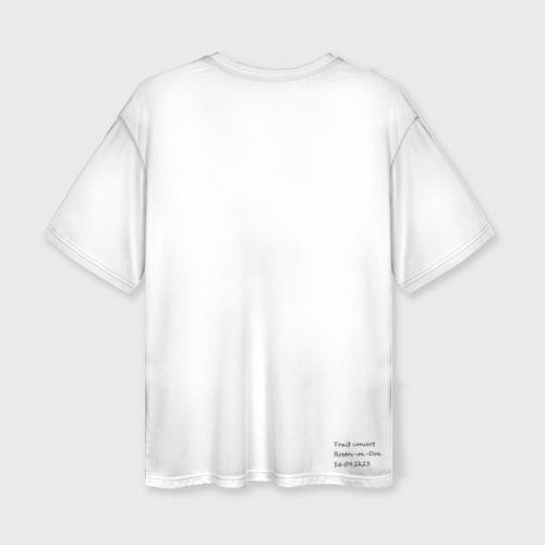 Женская футболка oversize 3D Toxis, цвет 3D печать - фото 2