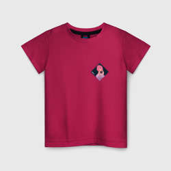 Детская футболка хлопок Арт Джису из BlackPink - мини