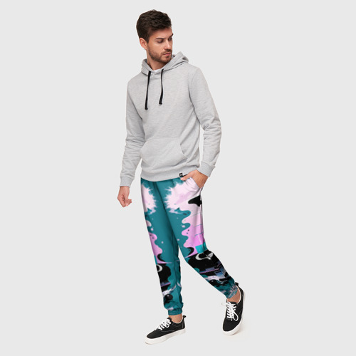 Мужские брюки 3D Vanguard abstraction - Vogue, цвет 3D печать - фото 3