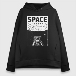 Женское светящееся худи Космос: Space Legend