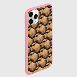 Чехол для iPhone 11 Pro Max матовый Крутая капибара - мем - фото 2