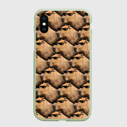 Чехол для iPhone XS Max матовый Крутая капибара - мем