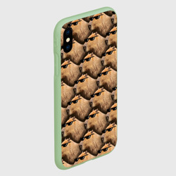 Чехол для iPhone XS Max матовый Крутая капибара - мем - фото 2