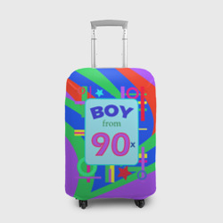 Чехол для чемодана 3D Мальчик из 90-х