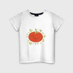 Детская футболка хлопок Веселый помидор