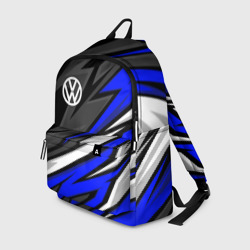Рюкзак 3D Volkswagen - Синяя абстракция