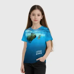 Детская футболка 3D Капибара - Нирвана - фото 2