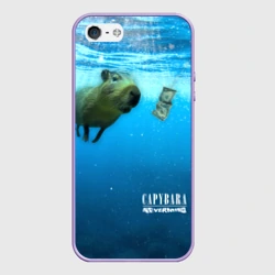 Чехол для iPhone 5/5S матовый Капибара - Нирвана