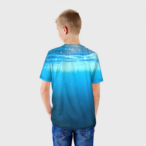 Детская футболка 3D Капибара - Нирвана, цвет 3D печать - фото 4