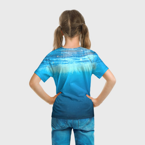 Детская футболка 3D Капибара - Нирвана, цвет 3D печать - фото 6
