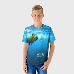 Детская футболка 3D Капибара - Нирвана - фото 2
