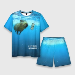 Мужской костюм с шортами 3D Капибара - Нирвана