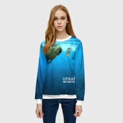 Женский свитшот 3D Капибара - Нирвана - фото 2