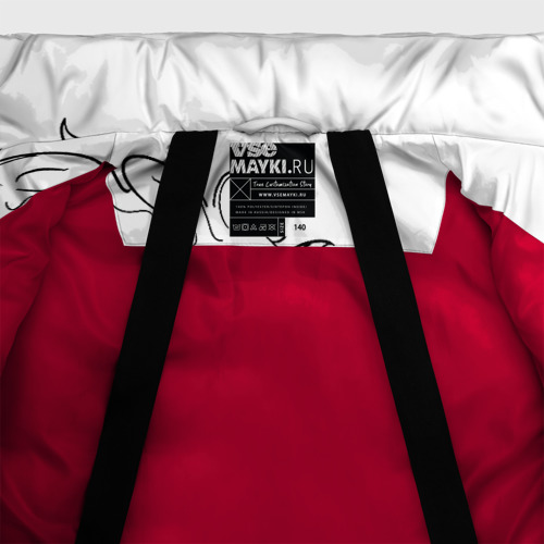 Зимняя куртка для мальчиков 3D Ван пис - Луффи гир 5, цвет красный - фото 7