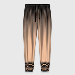 Мужские брюки 3D Персиковый полосатый градиент