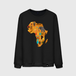 Мужской свитшот хлопок Красочная Африка