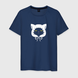 Светящаяся мужская футболка Кот в капюшоне - домохозяин