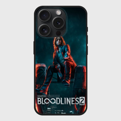 Чехол силиконовый для Apple iPhone 15 Pro матовый Мистер Дамп Vampire the Masquerade bloodlines 2