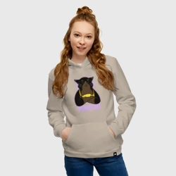 Женская толстовка хлопок Кот мастер на все лапки - домохозяин - фото 2